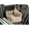 TRIXIE Hundeautositz extra breit, Cord-Optik, taupe | 80 × 35 × 60 cm