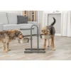 TRIXIE Hundebar, Metall/Edelstahl | 2 × 2,8 l/ø 24 cm