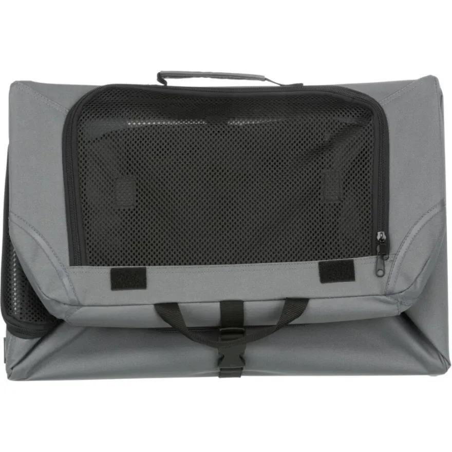 TRIXIE Hundebox Easy, grau | XS–S: 50 x 33 x 36 cm