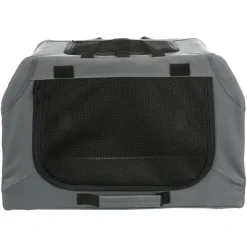 TRIXIE Hundebox Easy, grau | XS–S: 50 x 33 x 36 cm