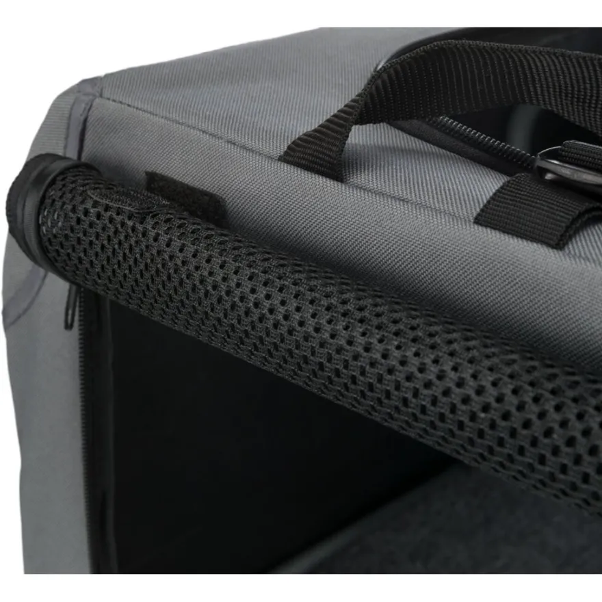 TRIXIE Hundebox Easy, grau | XS–S: 50 x 33 x 36 cm