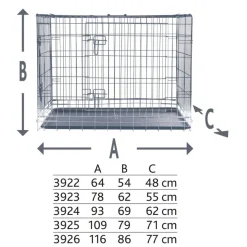 TRIXIE Hundebox Home | S: 64 x 54 x 48 cm