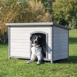TRIXIE Hundehütte Classic, grau | 116 × 82 × 79 cm