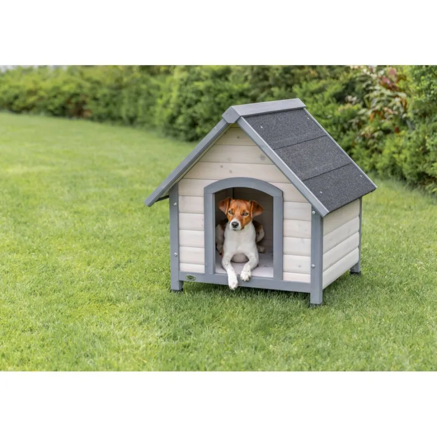 TRIXIE Hundehütte Cottage, grau | 71 × 77 × 76 cm