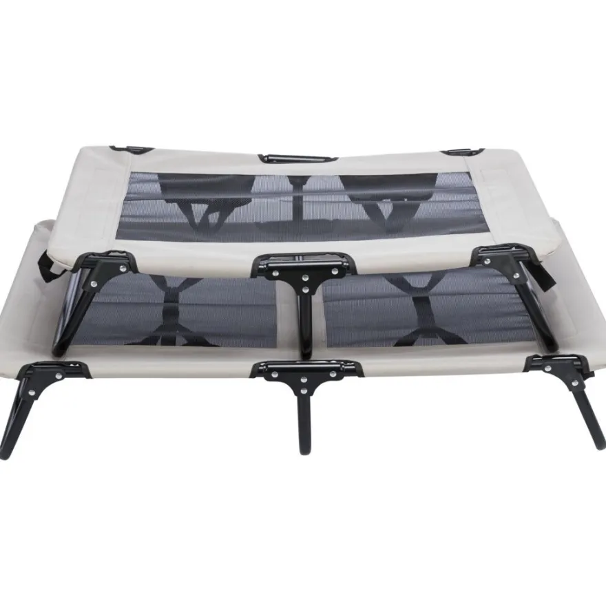 TRIXIE Hundeliege, beige/schwarz | 79 x 19 x 50 cm