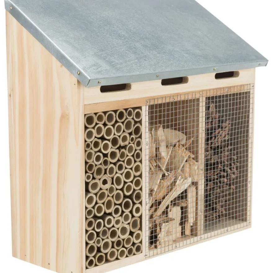 TRIXIE Insektenhotel, Holz | 30 x 30 x 14 cm