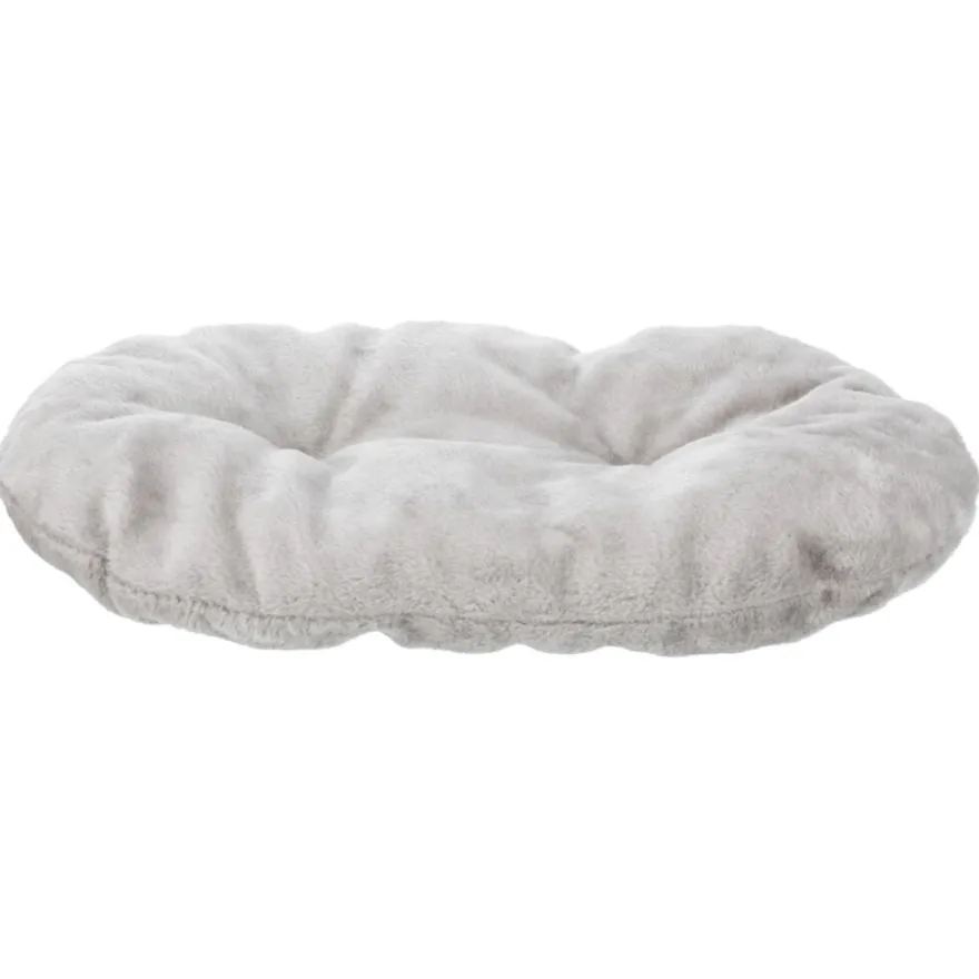 TRIXIE Junior Höhle Lukas, Plüsch/Sisal, hellgrau/grau | 35 x 33 x 65 cm