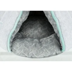 TRIXIE Junior Höhle, rund, hellgrau/mint | 45 x 30 x 40 cm