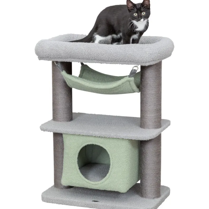 TRIXIE Junior Kratzbaum Lunito, grau/mint | 71 cm