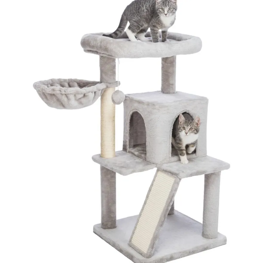 TRIXIE Junior Kratzbaum Pepito, grau | 98 cm