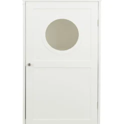 TRIXIE Katzenhaus für Katzentoilette XL, 2 Etagen, MDF, weiß | 53 x 90 x 58 cm