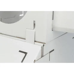 TRIXIE Katzenmöbel Finca Felice, Pappe, weiß | 125 x 62 x 62 cm