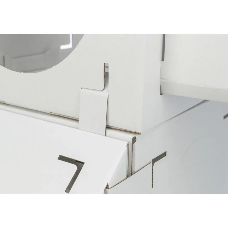 TRIXIE Katzenmöbel Finca Felice, Pappe, weiß | 125 x 62 x 62 cm