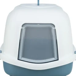 TRIXIE Katzentoilette Primo XXL Top, blau/weiß | 56 × 47 × 71 cm