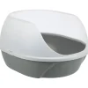 TRIXIE Katzentoilette Simao, hoher Rand, grau | 48 x 30 x 58 cm