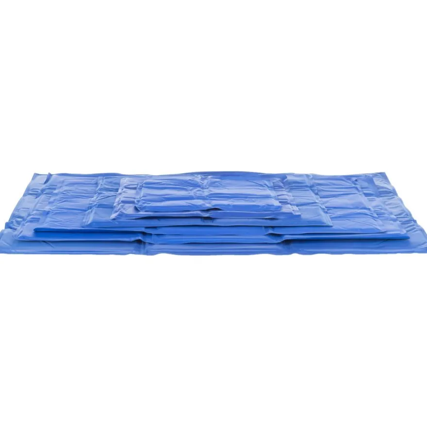 TRIXIE Kühlmatte für Hunde, blau/grau | 100 × 60 cm