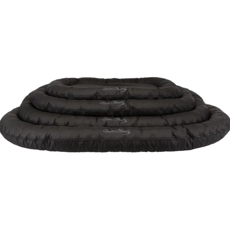 TRIXIE Kissen Samoa Classic, oval, schwarz | 80 x 60 cm