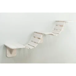 TRIXIE Kletterleiter zur Wandmontage, weiß | 150 x 30 cm