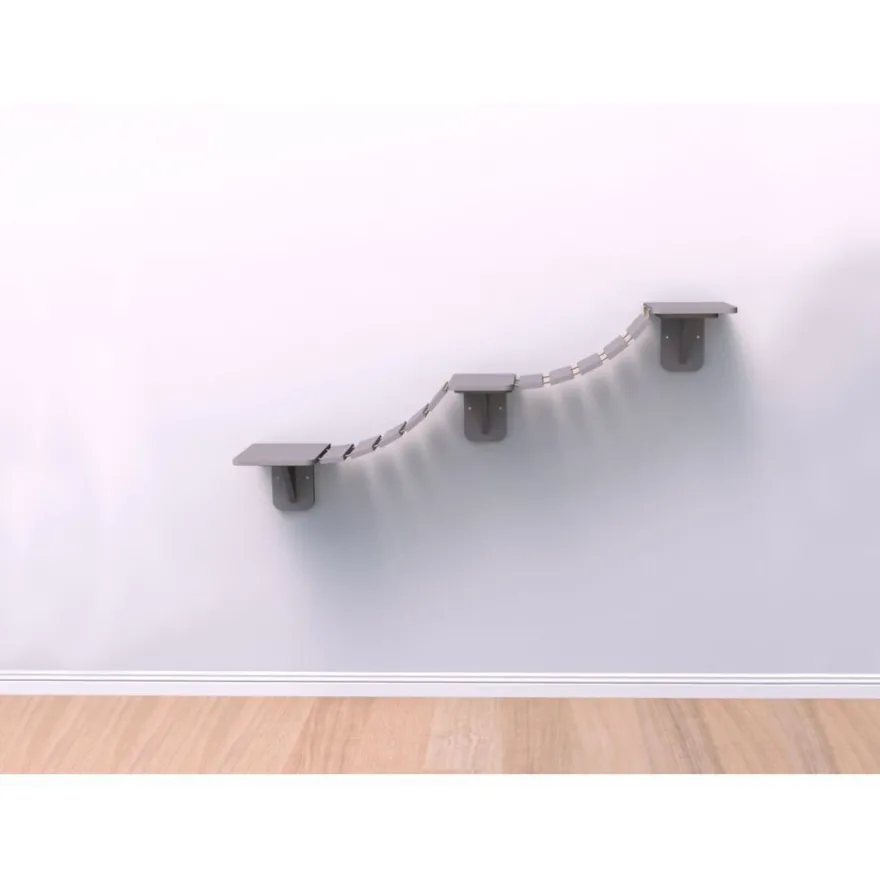 TRIXIE Kletterleiter zur Wandmontage, taupe | 150 x 30 cm
