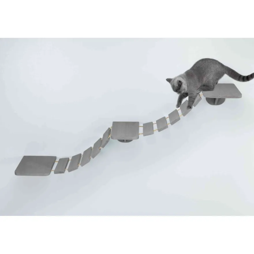 TRIXIE Kletterleiter zur Wandmontage, taupe | 150 x 30 cm