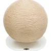 TRIXIE Kratzball auf Platte, Jute/Holz | ø 29 x 31 cm