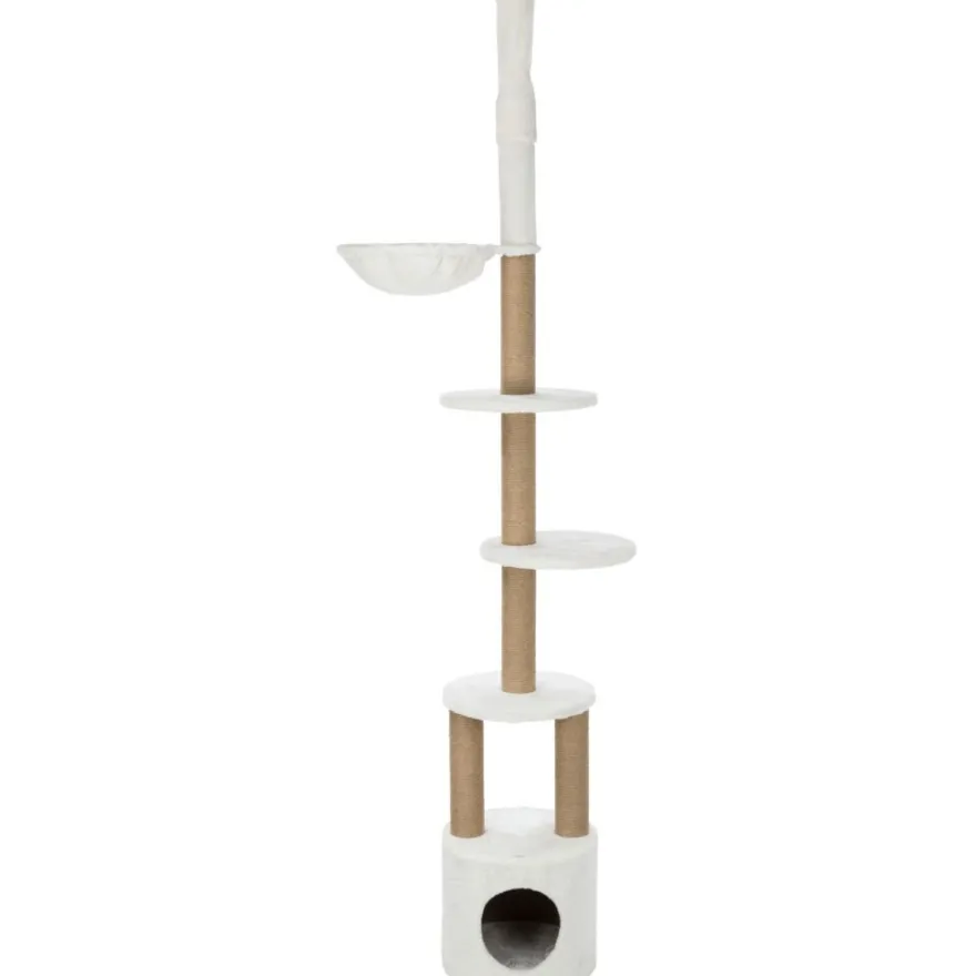 TRIXIE Kratzbaum Aurelio, deckenhoch, weiß | 236–250 cm