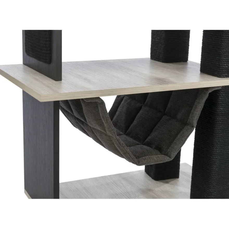 TRIXIE Kratzbaum CityStyle, grau/schwarz | 98 cm