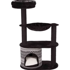 TRIXIE Kratzbaum Giada, schwarz/weiß | 112 cm
