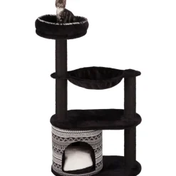 TRIXIE Kratzbaum Giada, schwarz/weiß | 112 cm