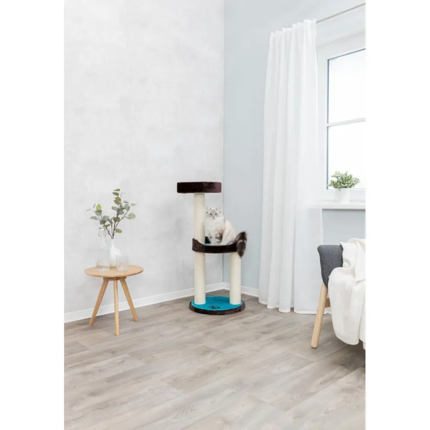 TRIXIE Kratzbaum Lugo, braun/türkis | 103 cm
