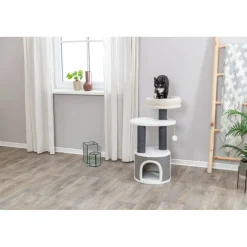 TRIXIE Kratzbaum Marco, weiß/beige/grau | 85 cm