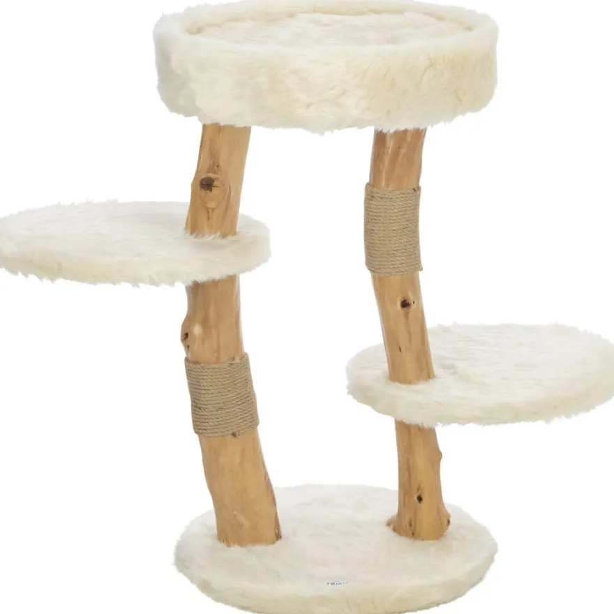 TRIXIE Kratzbaum Santo, Echt-Holz, creme | 73 cm