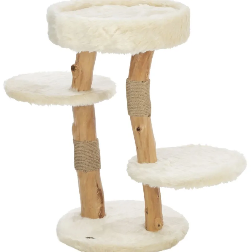 TRIXIE Kratzbaum Santo, Echt-Holz, creme | 73 cm