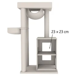 TRIXIE Kratzbaum XXL Amadeus, anthrazit | 163 cm
