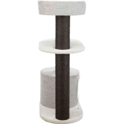 TRIXIE Kratzbaum XXL Cara, weiß/grau | 128 cm