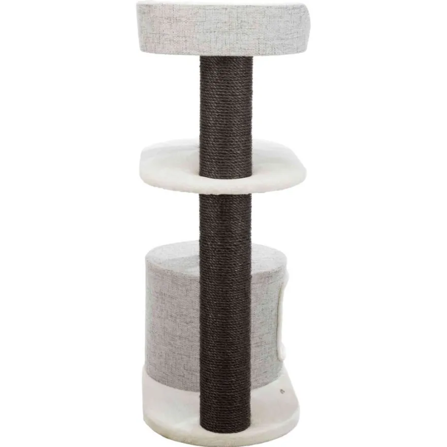 TRIXIE Kratzbaum XXL Cara, weiß/grau | 128 cm