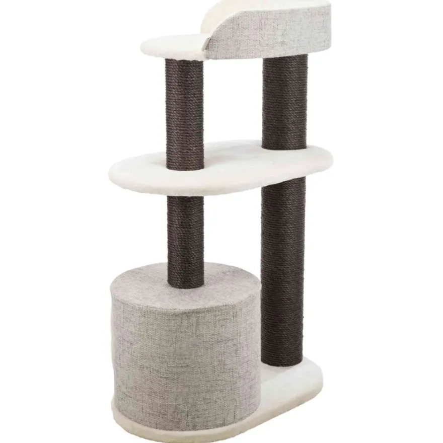 TRIXIE Kratzbaum XXL Cara, weiß/grau | 128 cm