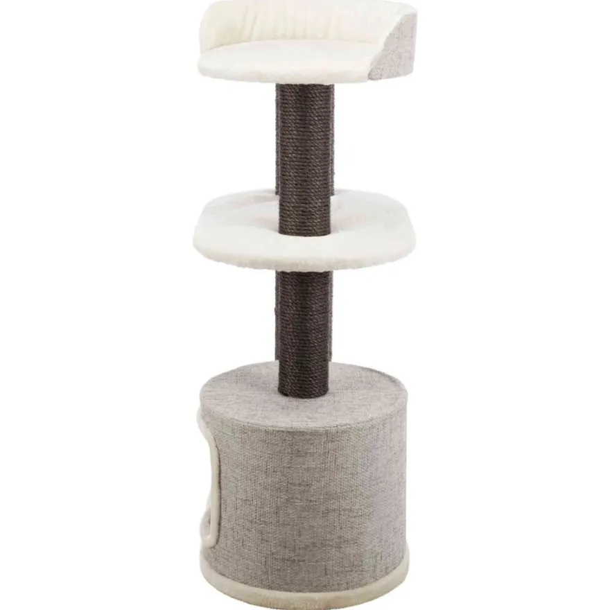 TRIXIE Kratzbaum XXL Cara, weiß/grau | 128 cm