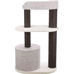 TRIXIE Kratzbaum XXL Cara, weiß/grau | 128 cm