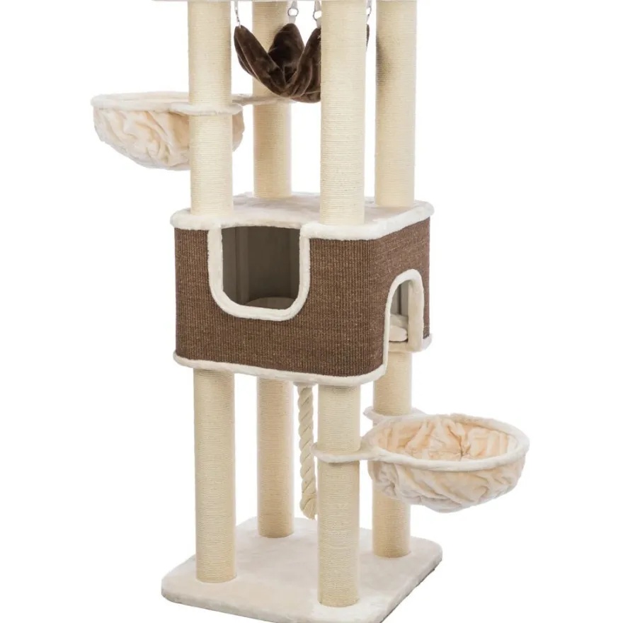 TRIXIE Kratzbaum XXL Humberto, creme/dunkelbraun | 174 cm