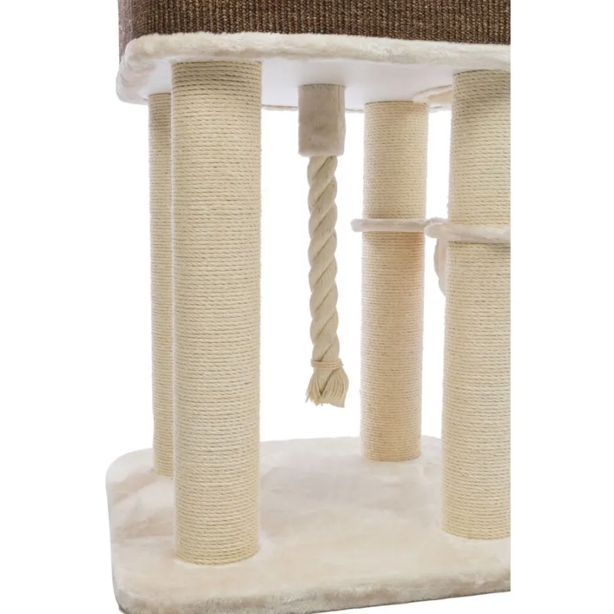 TRIXIE Kratzbaum XXL Humberto, creme/dunkelbraun | 174 cm