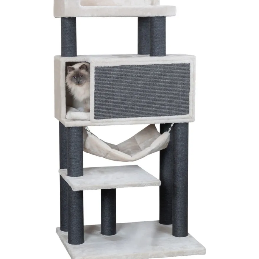 TRIXIE Kratzbaum XXL Maciel, grau | 155 cm