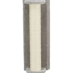 TRIXIE Kratzbrett für Ecken mit Stamm, grau | 19 x 58 x 19 cm