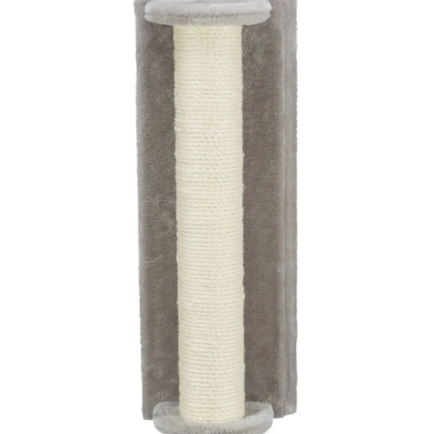 TRIXIE Kratzbrett für Ecken mit Stamm, grau | 19 x 58 x 19 cm