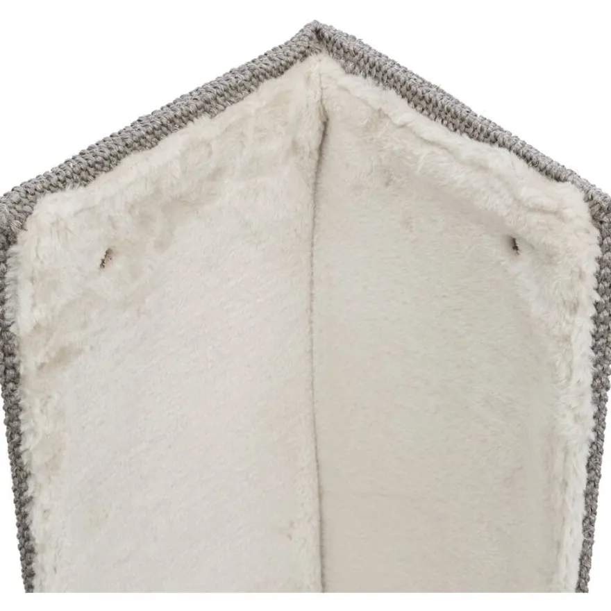 TRIXIE Kratzbrett XXL für Wand/Ecken, grau | 38 x 75 cm