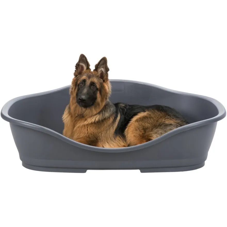 TRIXIE Kunststoffbett Sleeper, dunkelgrau | 68 × 47 cm