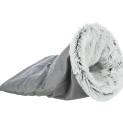 TRIXIE Kuschelsack Harvey, grau/weiß-schwarz | ø 40 x 60 cm