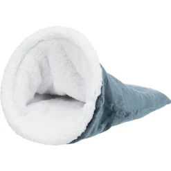 TRIXIE Kuschelsack Paul, blau/weiß | ø 40 x 60 cm