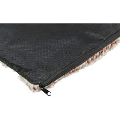 TRIXIE Liegematte Calida mit wärmereflektierender Einlage, eckig, weiß-braun | 80 x 55 cm
