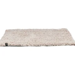 TRIXIE Liegematte Calida mit wärmereflektierender Einlage, eckig, weiß-braun | 80 x 55 cm